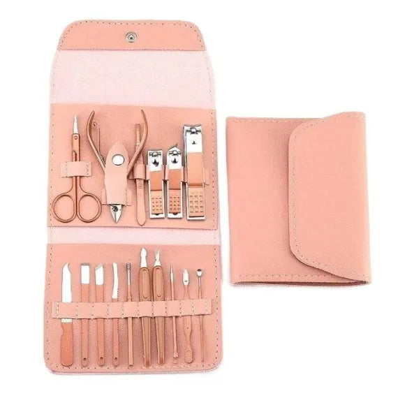Set Profesional Manichiură & Pedichiură & Față - 16 Piese