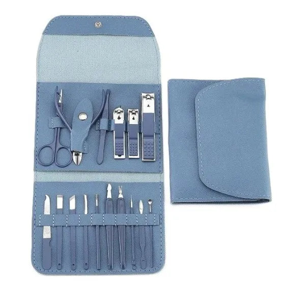 Set Profesional Manichiură & Pedichiură & Față - 16 Piese