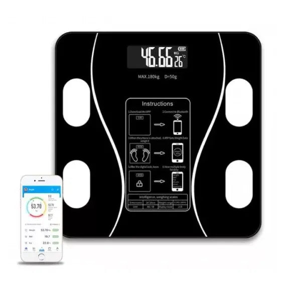 Cântar Digital Inteligent Bluetooth Cu Ecran LED